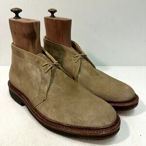 WORN ONCE Alden 14580 Desert Chukka Boot Tan Suede Crepe Sole USA 9 Wide C/E